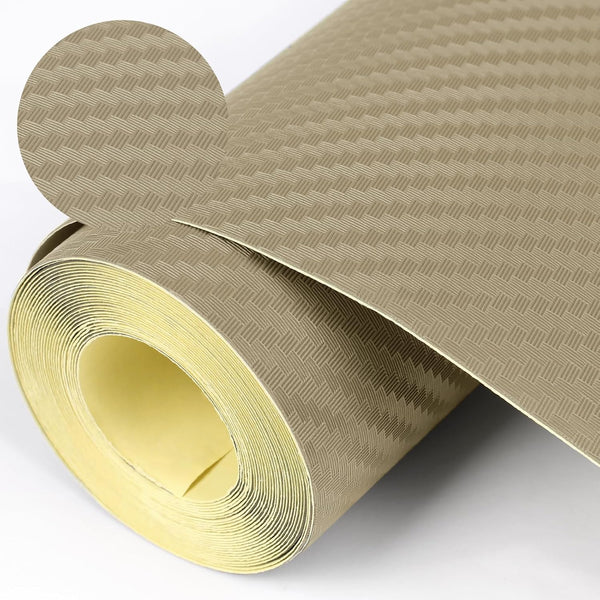 Self-Adhesive Shelf Liner, Waterproof Kitchen Liner, Easy Peel and Stick Contact Liner for Desk and Countertops (Dark
