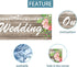 Welcome to Our Wedding Banner Sign, Large Bridal Shower Party Backdrop for Indoor Outdoor Decor (9.8x1.6ft)