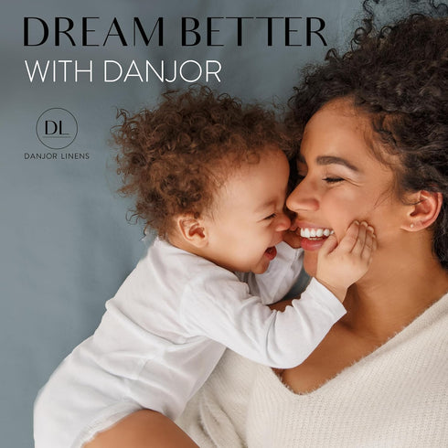 Danjor Linens Full Size Sheets Set - 6 Piece Set, Deep Pockets, Soft Bed Sheets, Spa Blue, Machine Washable