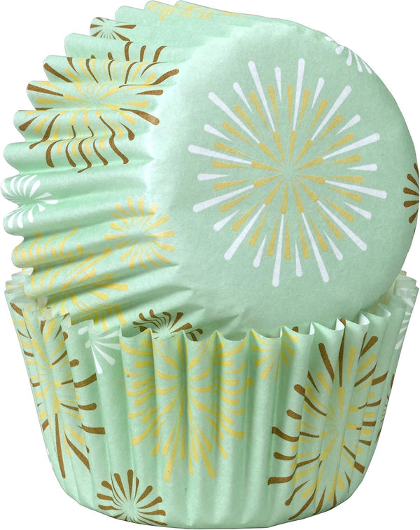Wilton 100 Count Mini Starburst Baking Cups, Assorted Colors