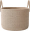 JMvicyroam 65L Extra Large Blanket Basket for Living Room - Woven Cotton