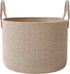 JMvicyroam 65L Extra Large Blanket Basket for Living Room - Woven Cotton