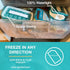 ICEBREAKER POP 2024, Sanitary Silicone Ice Cube Tray for Freezer, Makes 18 Cubes Without Touching Ice