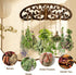 MOASIOP 11 Herb Drying Rack - Wall Mounted Tree Design Holds Bouquets, Space Saving Kitchen Herb & Flower Dryer, Rustic