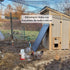 15x15Ft, 1/2" Bird Netting for Chicken Coop Mesh, Strong Woven Poultry Netting Roof Cover for Chicken Run, Heavy Duty