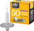 Ohr Candles Extra Heavy Disposable Aluminium Foil Candle Holder, 50 Pieces, Drip Cup Bobeches - 1 Pack