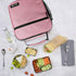 Hap Tim Pink Insulated Lunch Bag for Women, Reusable Spacious Lunchbox for Adults