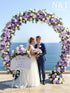 N&T NIETING 25pcs Artificial Flowers Rose with Stems for DIY Wedding Bouquets & Home Decoration, Series Purple