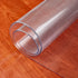 12 Inch 1.5mm NECAUX Round Frosted Table Cover Protector, Thick Upgraded Version, Unshrinkable Waterproof Oil Proof