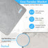 EstyFanZ (1 Gray Faraday Blanket - Piece) EMF Blocker for Home, Comfy Radiation Protection While Using Your Laptop