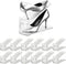 Shoe Slots Organizer12Pack Clear Shoe Stackers for a Pair of Shoes,Adjustable Shoe