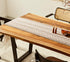 36 Inches (12x36 Inches) FEXIA Boho Macrame Table Runner with Tassels Long Cream for Farmhouse Home Decor Bohemian