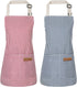 Stripes Kids Apron - Adjustable Kids Cooking Aprons with 2 Pockets, Cute Aprons for Boys and Girls Cooking