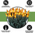 100 18 20 Gold Frost Christmas Lights on a Green Wire String, UL Approved, Indoor and Outdoor Use, Foot of Lighted