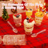 120 Pack 60 Pack Plastic Dessert Cups with Spoons Clear Yogurt Parfait Appetier Cup with Gold Glitter for Party