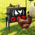 koretech 30 lb 6 Chicken Feeders, Capacity Port Automatic Chicken Feeder, Metal Chick Feeder with Locking Lid and Legs