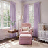84 Inch (2 NICETOWN Lilac Purple Pom Pom Velvet Curtains Length for Nursery & Kids Room - Room Darkening Drapes Thermal
