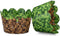 Pixel Grass Themed Cupcake Wrappers for Boys Birthday Parties, Set of 24 Reversible Engineer Builder Grass and Green