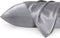 Bedsure King Size Satin Pillowcase Set of 2 - Dark Grey Pillow Covers for Hair and Skin, 20x36 Inches
