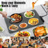 5 6 Setting Electric Warming Tray, Rollable Food Warming Mat with Temperature Timer Warming Tray Food Warmer Versatile