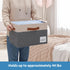 GhvyenntteS Large Storage Bins with Lids (3-Pack), Large Closet Storage Bin with Lid and 3 PU Handles, Foldable Baskets