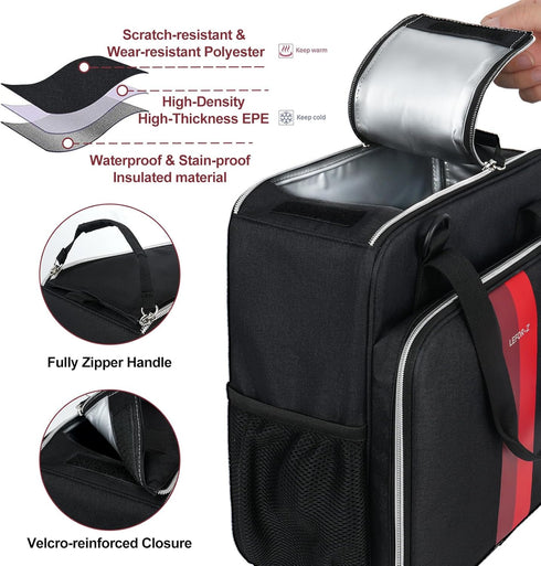 Coffee Maker Travel Bag for Keurig K-Mini, Single Serve Brewer Carrying Case with Multiple Pockets