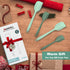 Silicone Spatula Set, Premium Heat Resistant Spatulas, 2 Small & 2 Large Flexible Scrapers for Baking and Cooking
