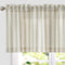 jinchan Striped Valance Window Treatment, Linen Valance for Small Windows, Farmhouse Valance Curtain, Light Filtering