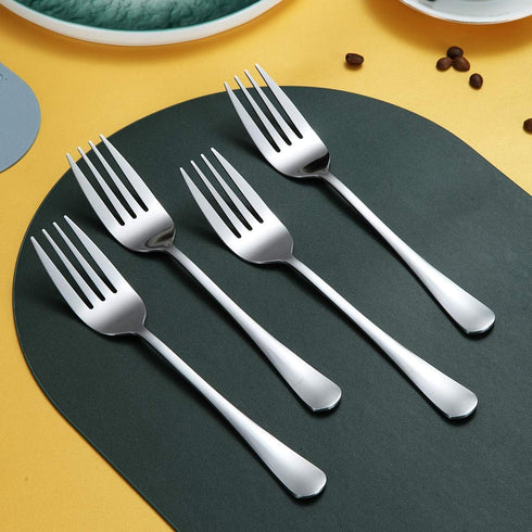Kyraton Serving Forks Set of 4 Pieces, Stainless Steel Cold Meat Serving Utensils