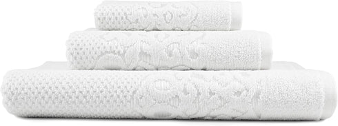 Set 3 Sets, EastNBlue Galata Premium Bath Towels of - Turkish Cotton Washcloth, Hand & Large Bath Towels Thick, Soft