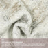 Capslpad Abstract Washable Runner Rug, 2.6x8 Light Beige Non-Slip Modern Low Pile Kitchen Rug