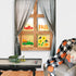 Fall Gel Cling Stickers for Windows and Mirrors, 6 Sheets of Reusable Seasonal Designs