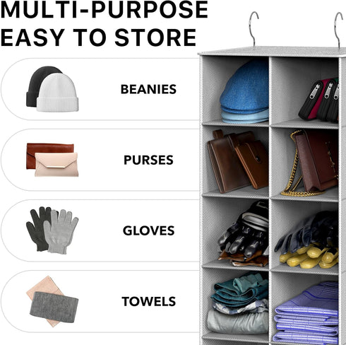 20 Closet, Simple Houseware Section Shelves Hanging Shoes Organizer Holder for Gray