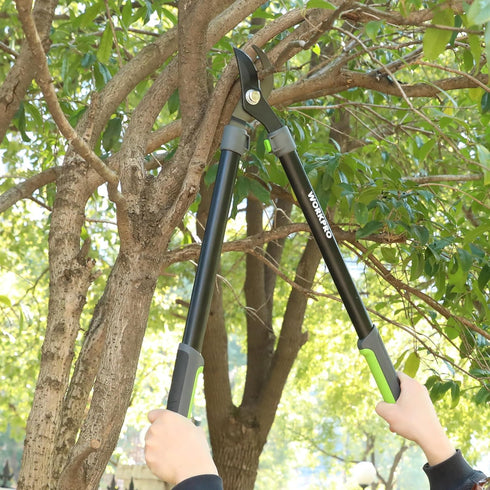 WORKPRO 28" Anvil Lopper, Heavy Duty Tree Trimmer with 1.6" Cutting Capacity, Ergonomic Non-Slip Handles