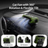 14500mAh 360 5-Speed Socool Portable Car Fan - Rechargeable Battery Opearated, Clip on Car Seat Headrest Rotatable