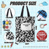 Paterr Teacher Appreciation Gifts Bag Bulk for Women Teacher Canvas Tote Bags End of Year Gift Pencil Crayon Marble