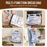 2 Packs Bread Bags, Bread Bags for Homemade Roti, Reusable Sourdough Storage Bag With Zipper, Large Freezer Container