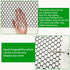 15.7IN 33FT,Plastic 100 Black Plastic Chicken Wire mesh x Chicken Wire Fencing,Poultry Netting,Plastic mesh