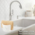 Counter, 1 Diatomite Sponge Holder for Kitchen Sink Quick Drying, Fast Water Absorbent Stone Tray, Slot Dish Sponge