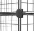 Whitmor Storage Cubes - Stackable Interlocking Wire Shelves - Black (Set of 4)
