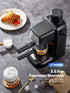 Reemix 3.5 800W 4 Espresso Machine Bar, Compact Size Coffee Maker with Steam Wand, Cups Cappuccino & Latte Machine