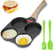 MyLifeUNIT 4-Cup Nonstick Egg Frying Pan, Skillet for Breakfast, Pancakes, Suitable for Gas Stove