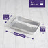 MATANA 9x13 Aluminum Foil Pans - 25 Pack for Cooking, Roasting, Baking, and Party Trays