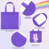 Aneco 30 Pieces Non-Woven Goodie Bags 8 8 Inch Party Favor Gift Bag Reusable Rainbow Cloth