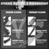 ENOKING Hand Forged Cleaver Knife, German High Carbon Stainless Steel Butcher Knife for Meat Cutting, Full Tang