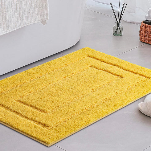 GRANNY SAYS Bathroom Rug Mat, 36" x 24" Non-Slip Super Soft Microfiber Bath Mats, Water Absorbent Large Bathroom Rugs