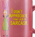 Bob's Burgers Coffee Mug - I Don't Appreciate Your Lack Of Sarcasm, 12oz Louise Belcher Printed Mug