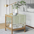 15.7 36 inch, Summer Boho Table Runner Short x Spring Sage Green Coffee Table Cover, Green Linen Small Table Cloth
