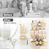 5 Pack Set, Liuoud Shower Caddy Organizer Rack Shelf for Inside Shower, Self Adhesive Wall Storage Basket Rustproof