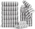 Smuge 18 Pcs Bath Towel Set, Include 6 Bath Towel Sheets, 6